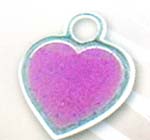 China manufacture of wholesale teen's gifts enamel pinky heart charm
