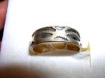 Wholesale China jewellery chinese wholesaler supply engrave geometric shape ring 